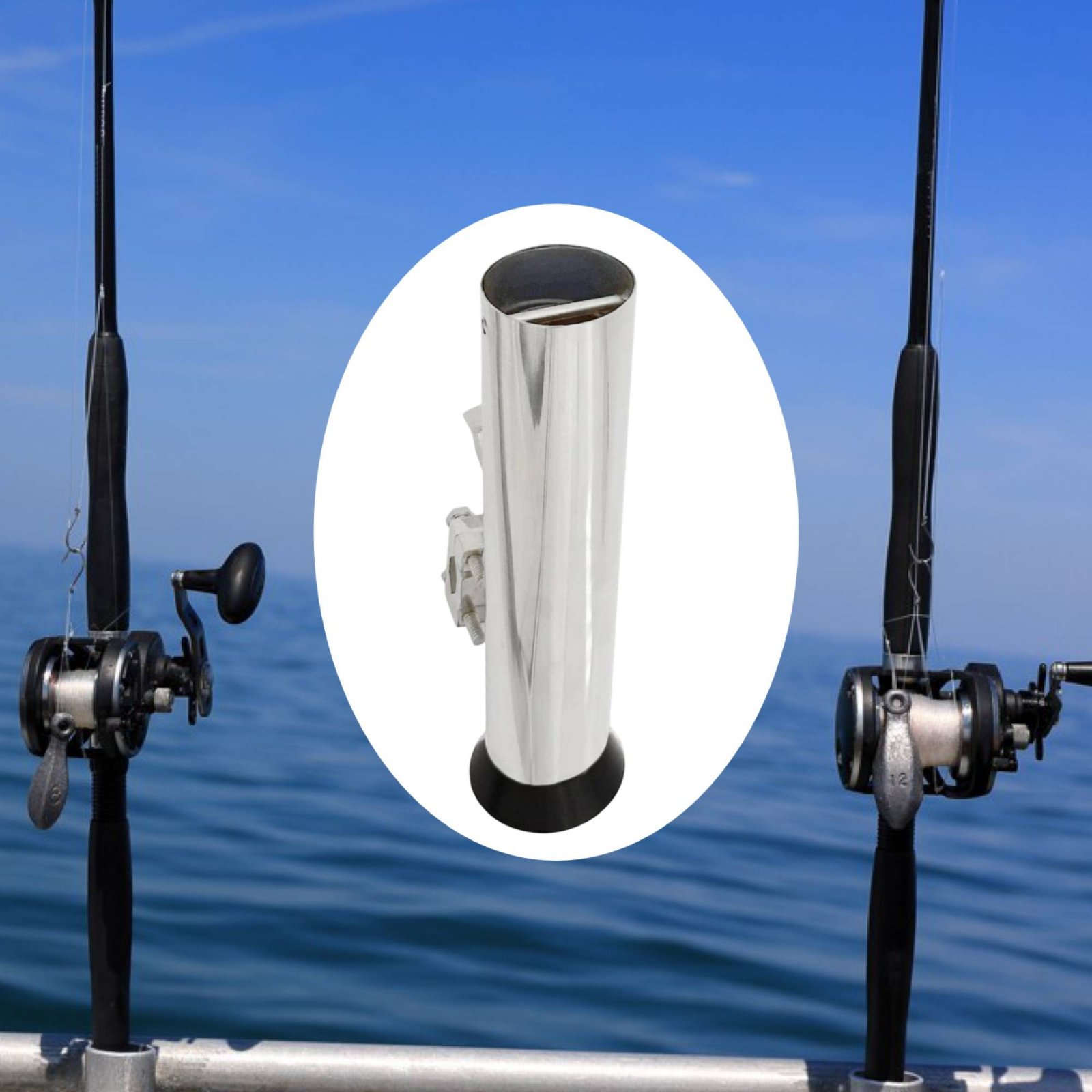 Adjustable Rail Mount Rod Hold - Fishing Rod Boat ulasan dan harga