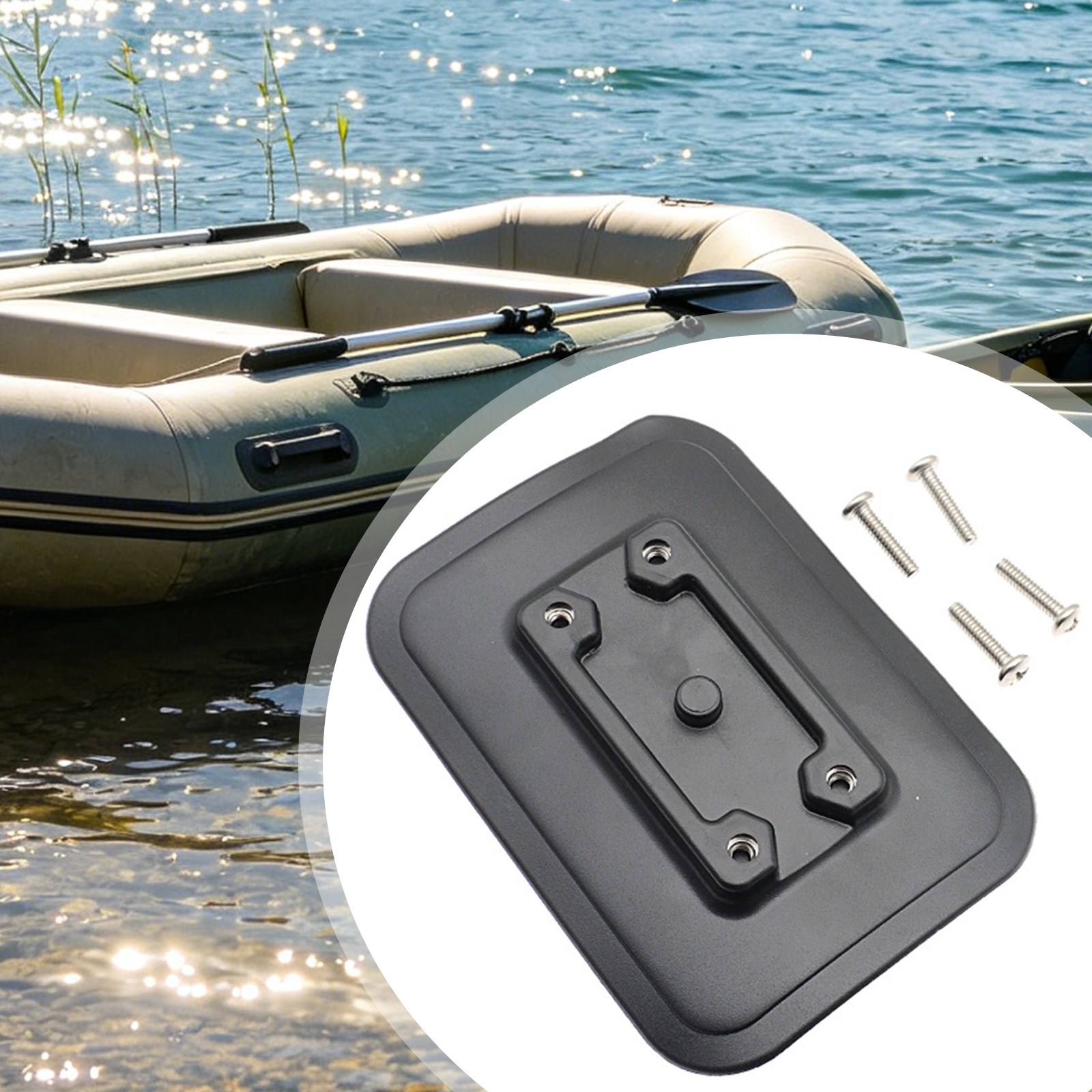 1 Set Inflatable Boat Fishing  - Fishing Rod Boat ulasan dan harga