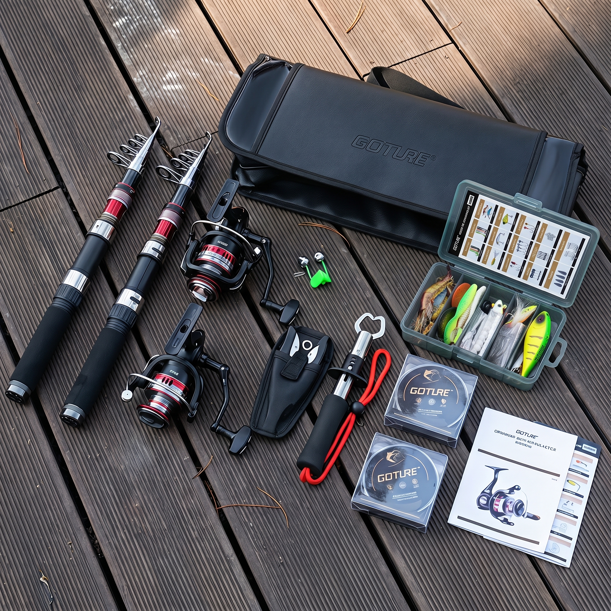 Goture Telescopic Fishing Rod  - Fishing Rod Carbon Fiber ulasan dan harga