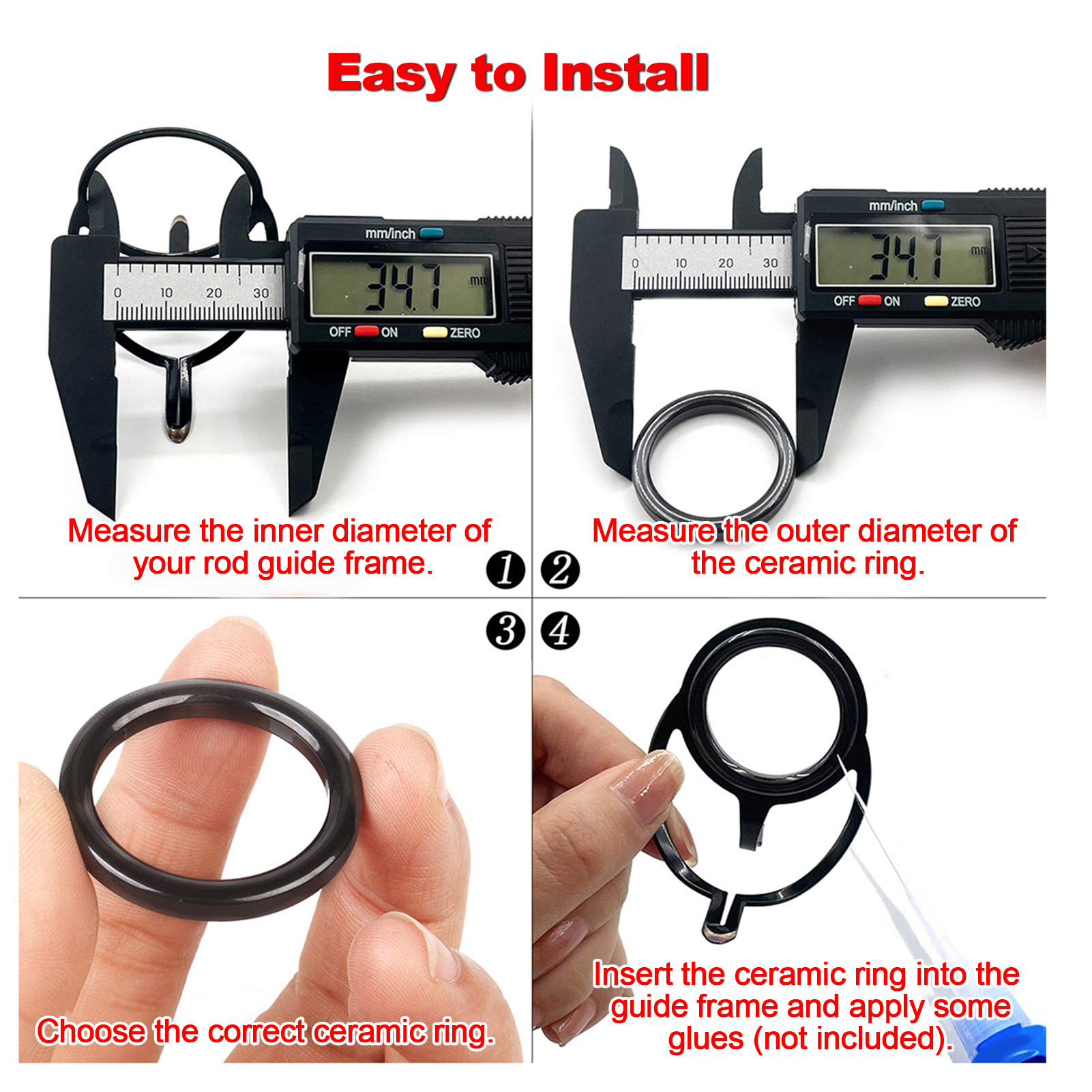 Fishing Rod Guide Repair Kit C - Fishing Rod Repair Kit ulasan dan harga