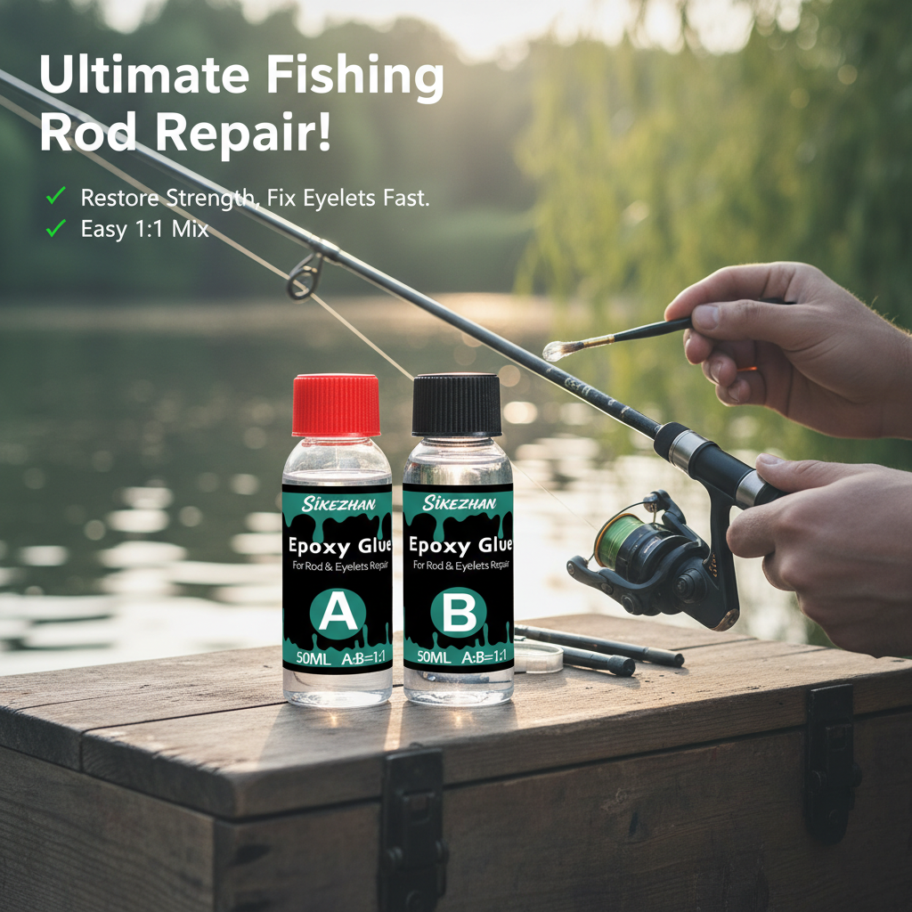 AB Epoxy 1:1 for Fishing Rod R - Fishing Rod Guide Replacement ulasan dan harga