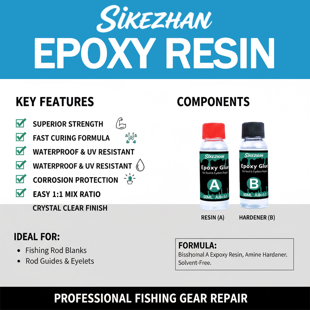 AB Epoxy 1:1 for Fishing Rod R - Fishing Rod Guide Replacement ulasan dan harga