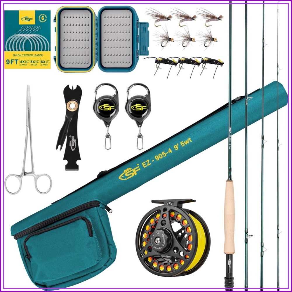 Fly Fishing Rod Combo Starter  - Fishing Rod Carbon Fiber ulasan dan harga