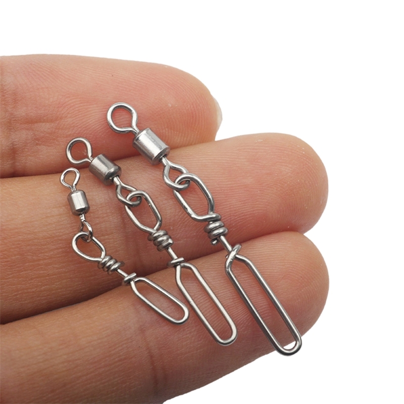 10Pcs Stainless Steel Quick Sn - Fishing Rod Casting ulasan dan harga