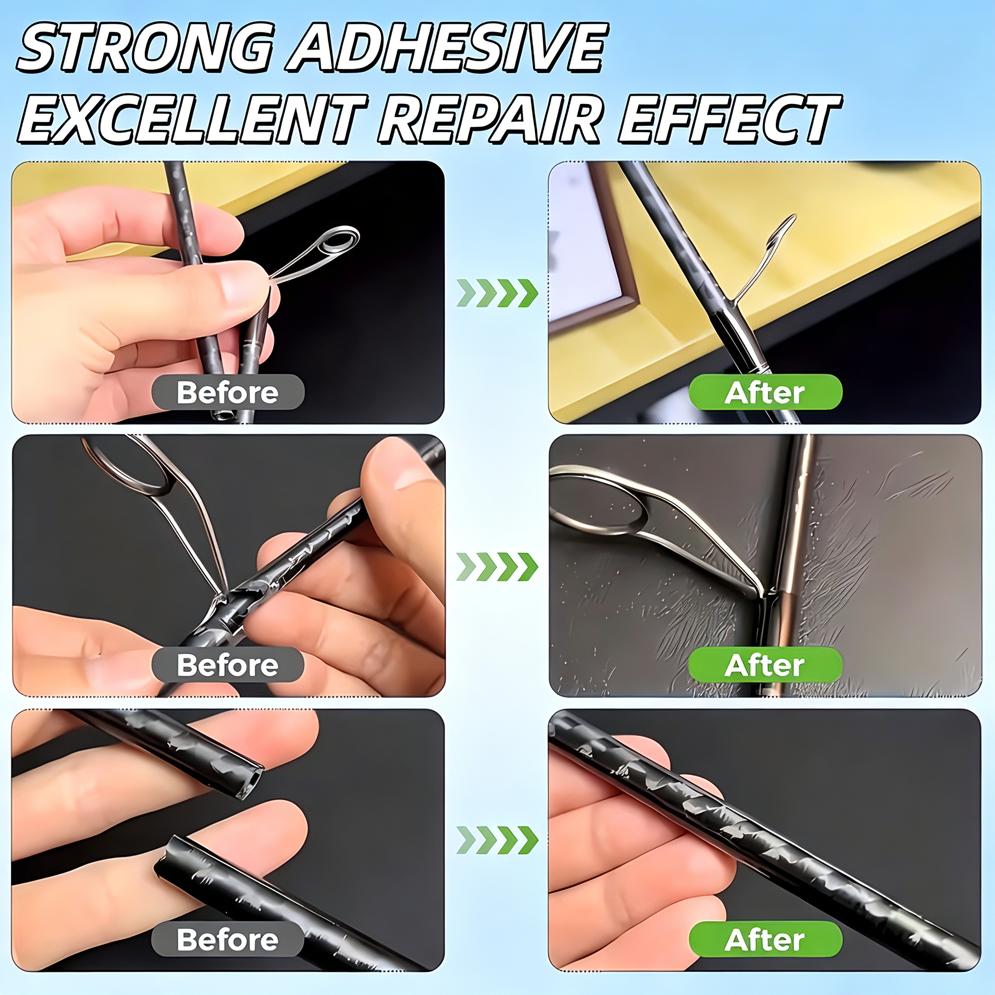 Fishing Rod Repair Glue  Fast  - Fishing Rod Tip Replacement ulasan dan harga
