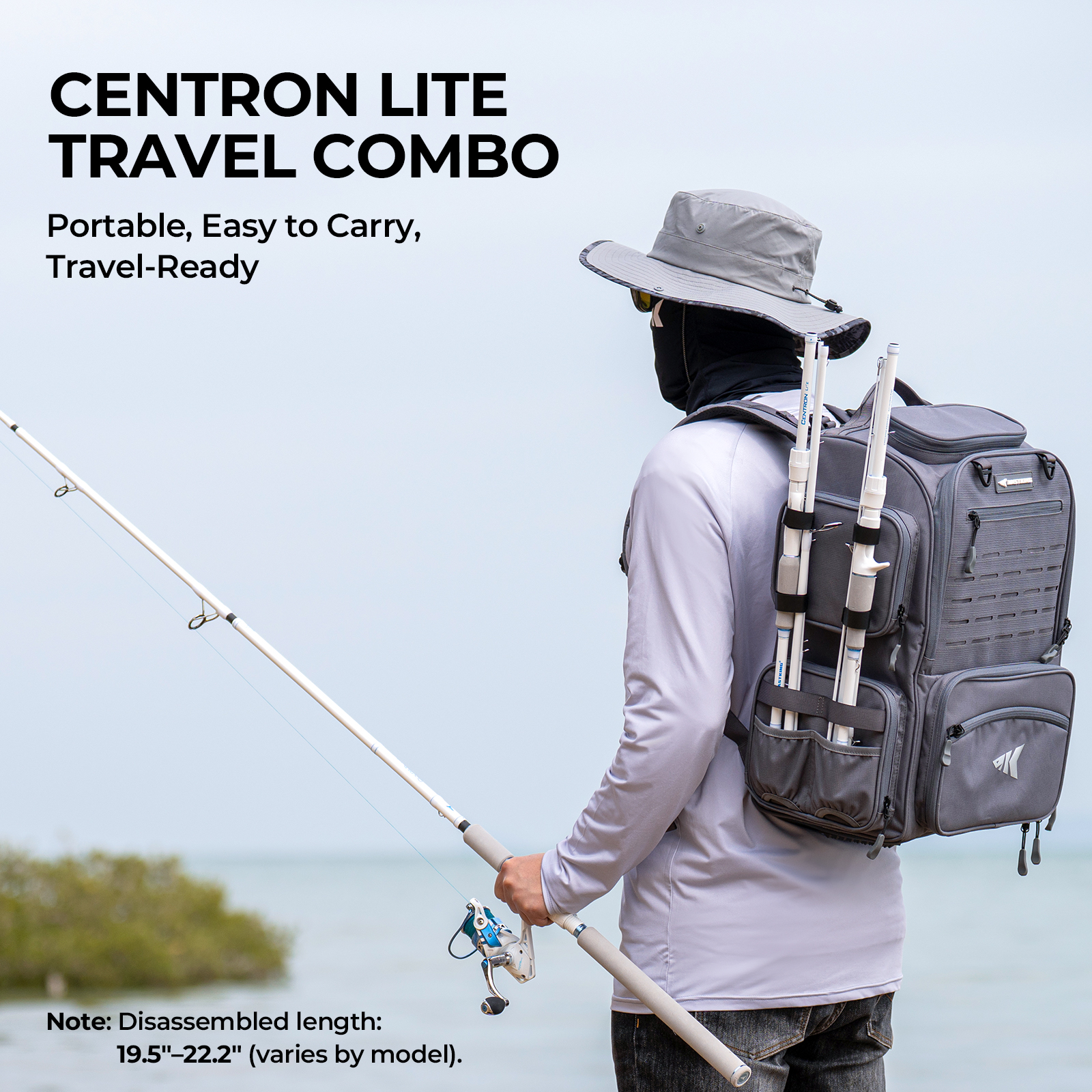 KastKing Centron Lite Travel S - Fishing Rod Combo ulasan dan harga