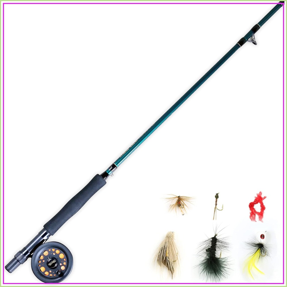 Complete Fly Fishing Kit - 8ft - Fishing Rod Fly ulasan dan harga