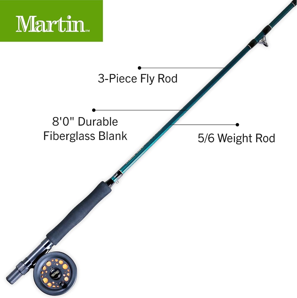 Complete Fly Fishing Kit - 8ft - Fishing Rod Fly ulasan dan harga