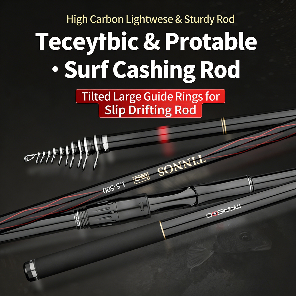 MARISOO TINNOS 30T Carbon Fibe - Fishing Rod Surf ulasan dan harga