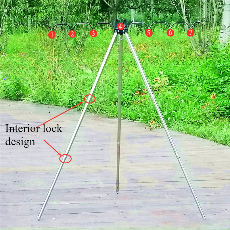 1PC Fishing Sea Rod Bracket Al - Fishing Rod Telescopic ulasan dan harga