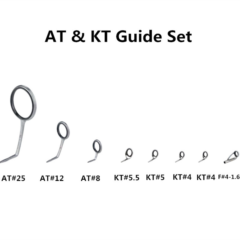 NooNRoo AT & KT Guide Set Fish - Fishing Rod Guide Replacement ulasan dan harga