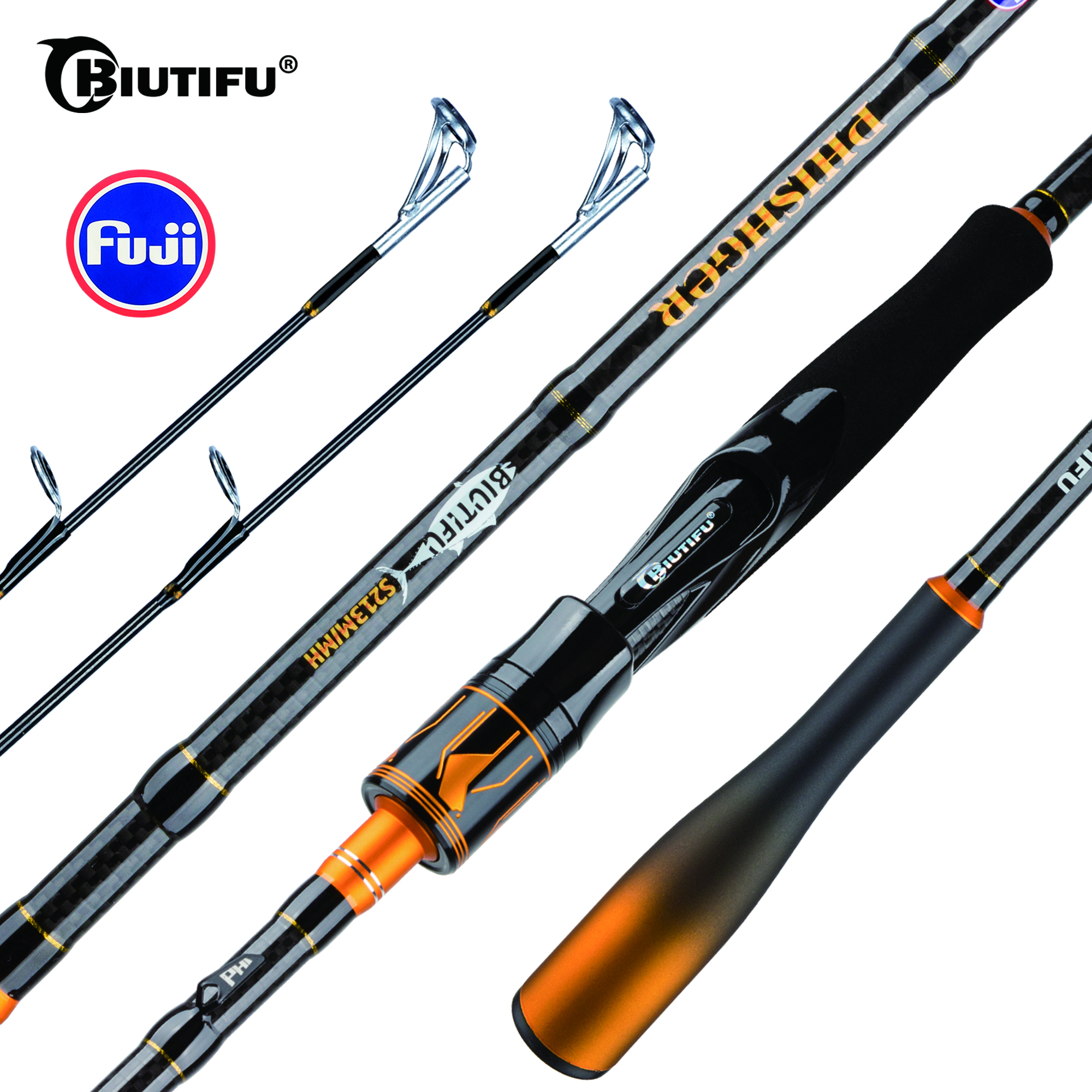 BIUTIFU 2-Tip Fuji Guide Spinn - Fishing Rod Surf ulasan dan harga