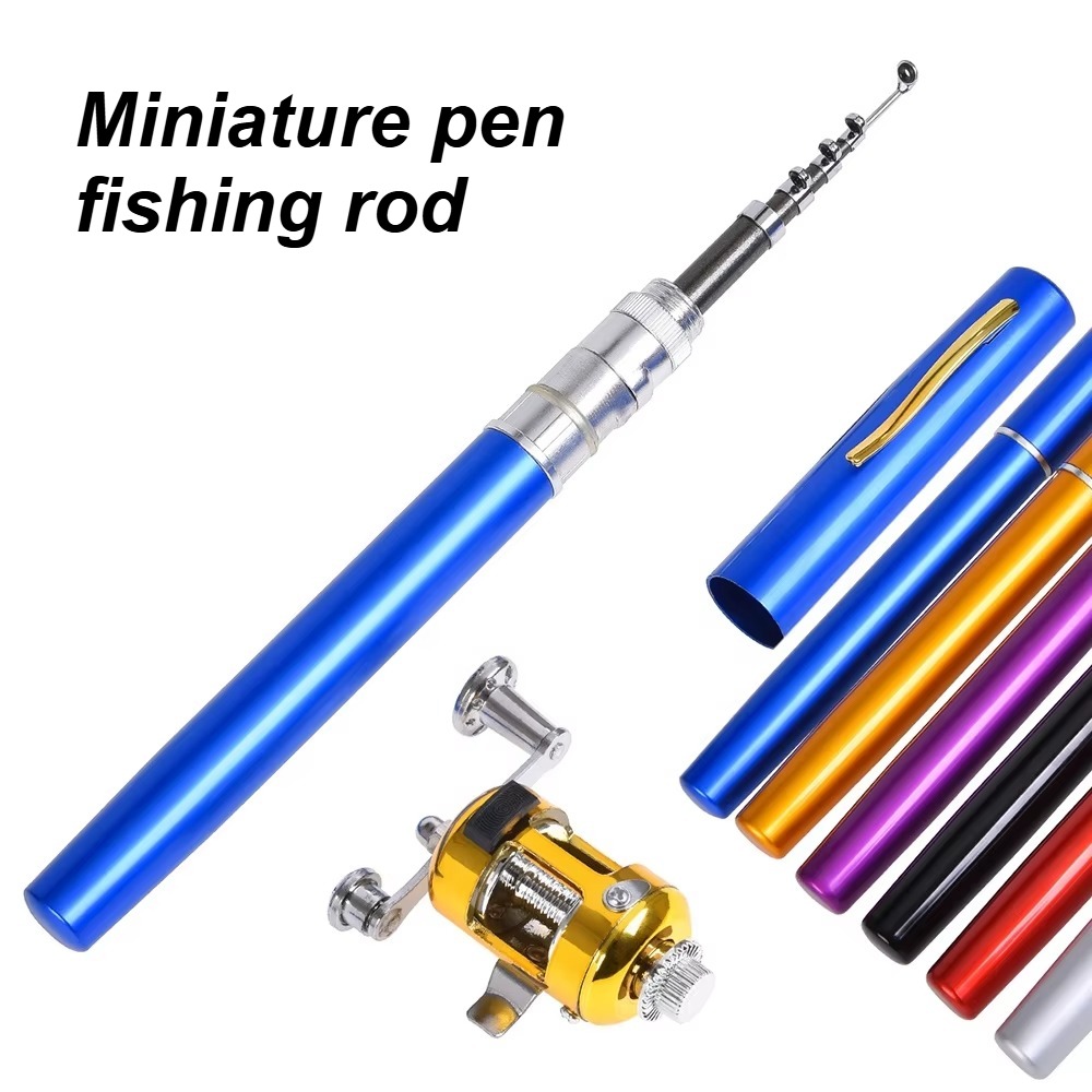 Mini portable steel pen fishin - Fishing Rod Case ulasan dan harga