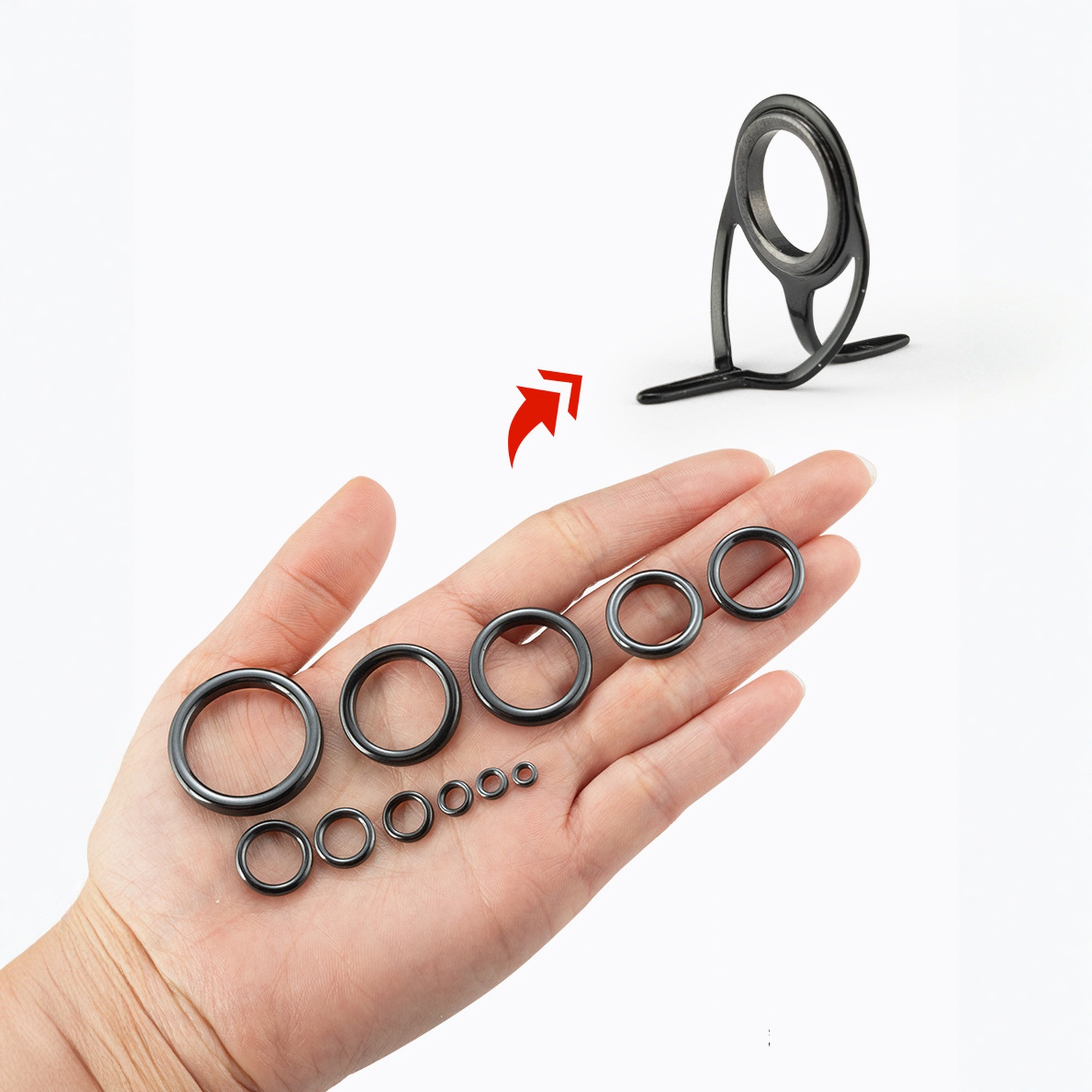 26PCS Fishing Rod Guide Ring K - Fishing Rod Guide Replacement ulasan dan harga
