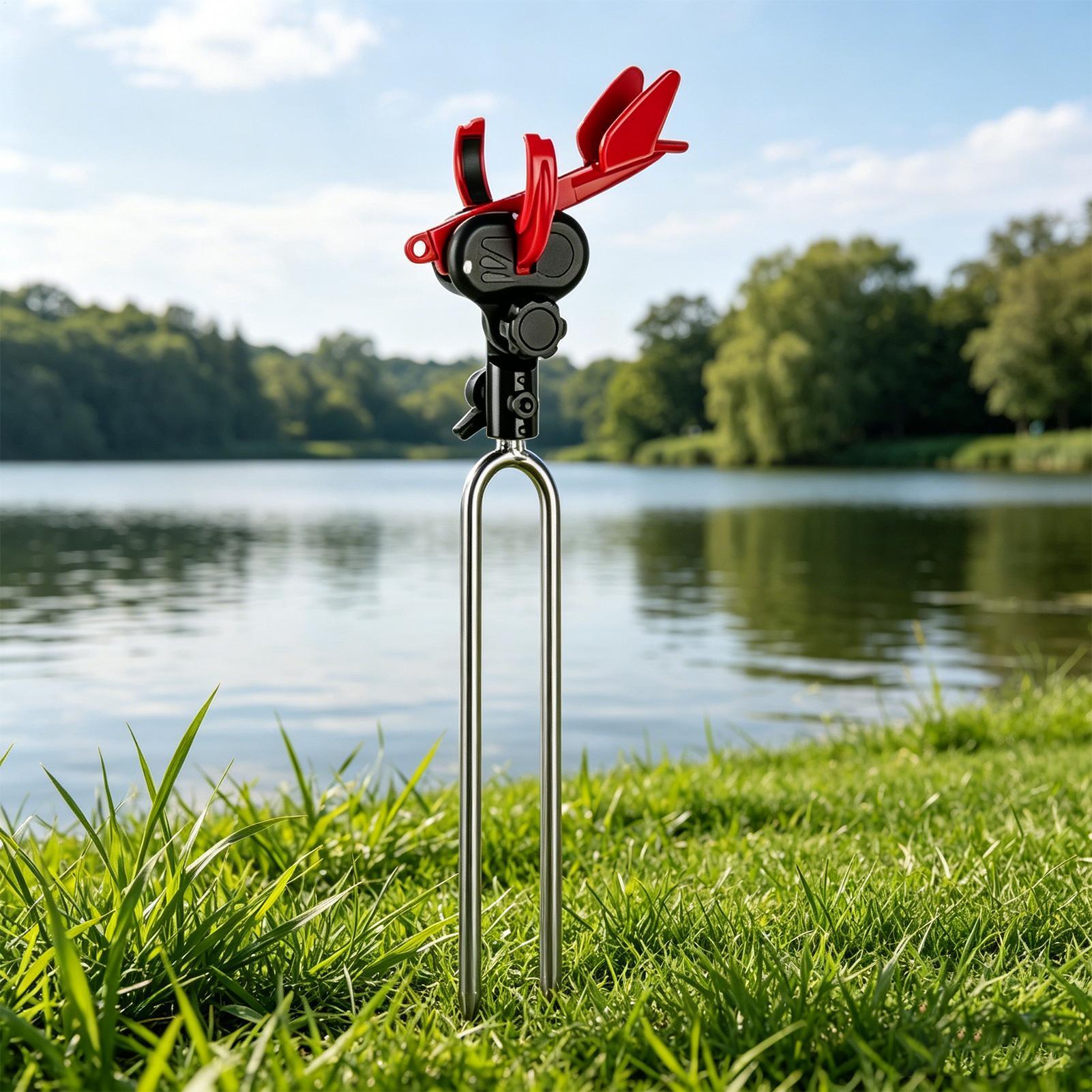360 Degree Rotatable Ground Fi - Fishing Rod Rack ulasan dan harga