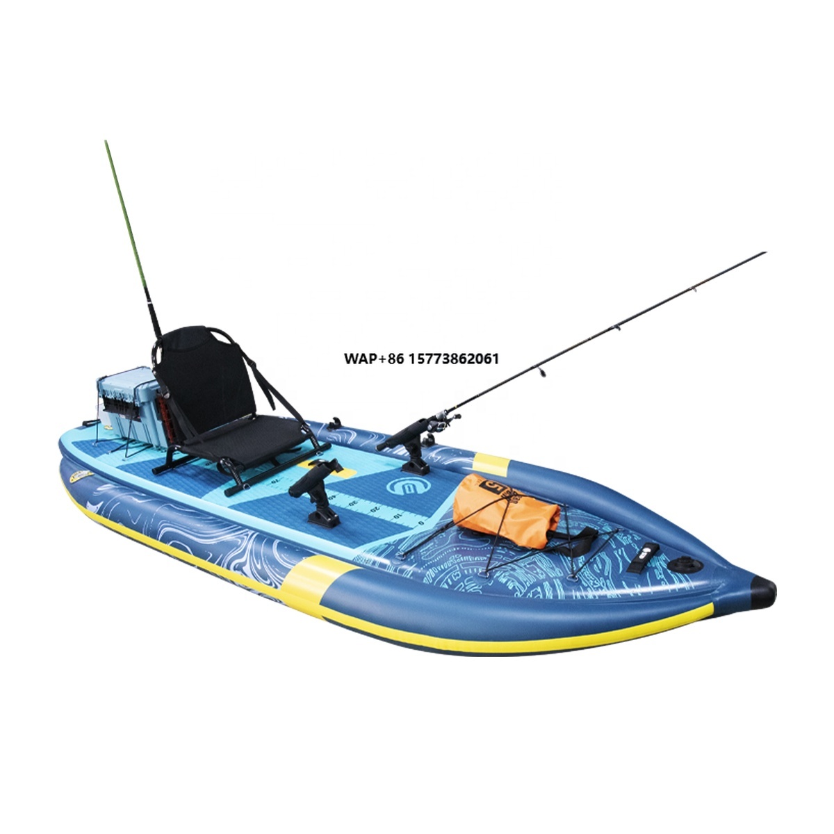 Three Air Chamber Inflatable F - Fishing Rod Boat ulasan dan harga